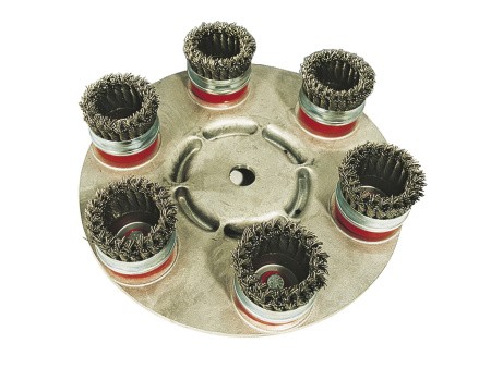 Диск с 6 круглыми щетками