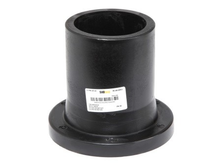 Бурт под фланец длинный PN10 SDR17 PE100 D75