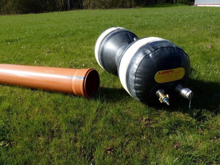 Пневматическое заглушающее перекрытие для проверки стыков на герметичность LAMPE, тип 1800 Пневматическое заглушающее перекрытие для проверки стыков на герметичность LAMPE, тип 1800