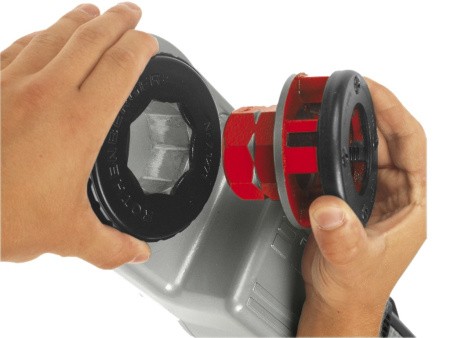 Установка резьбонарезной головки Установка резьбонарезной головки