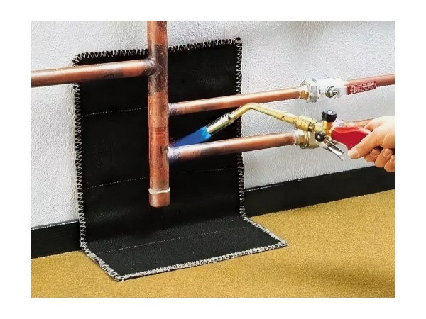 Защитный ковер от пламени, применение