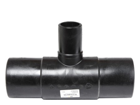 ТРОЙНИК ЛИТОЙ ПЕРЕХОДНОЙ ДЛИННЫЙ 90° T PE100 PN16 D110X63